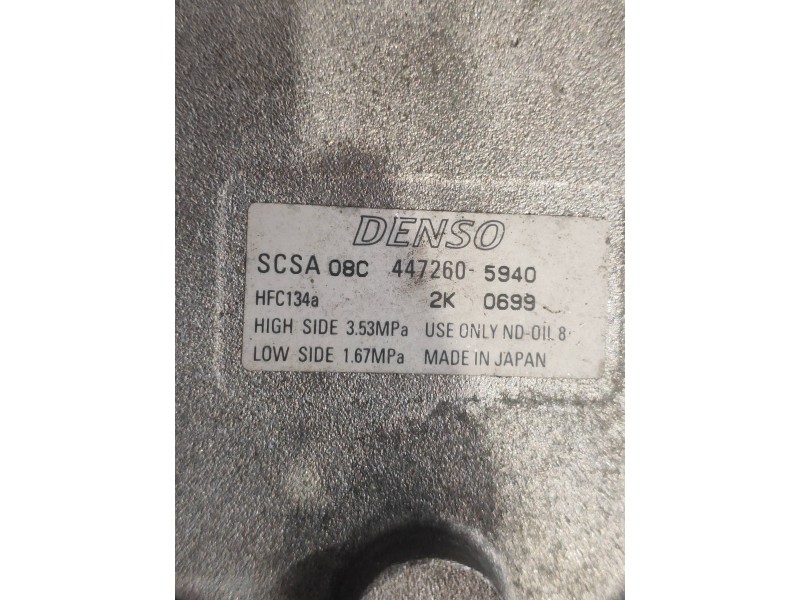 Recambio de compresor aire acondicionado para subaru legacy familiar/outback b13 (bp) 2.0 diesel cat referencia OEM IAM 44726059