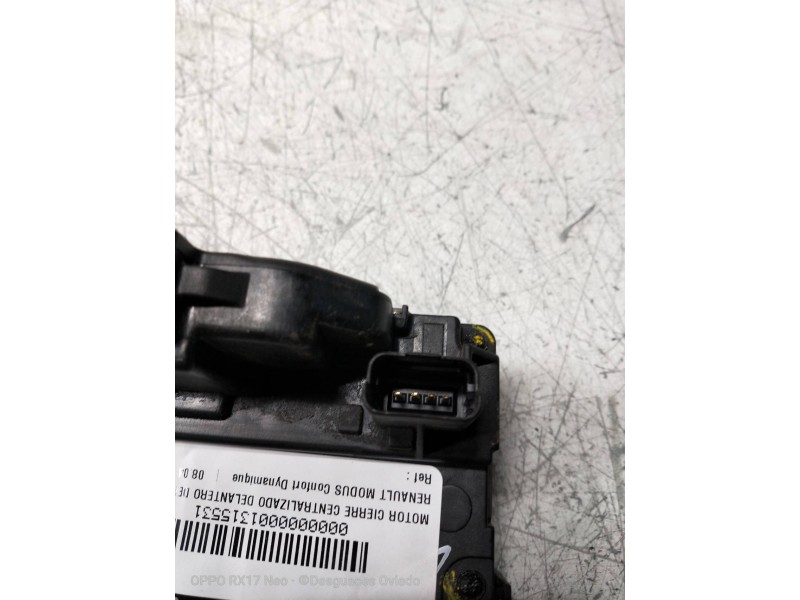 Recambio de motor cierre centralizado delantero derecho para renault modus confort dynamique referencia OEM IAM   5P