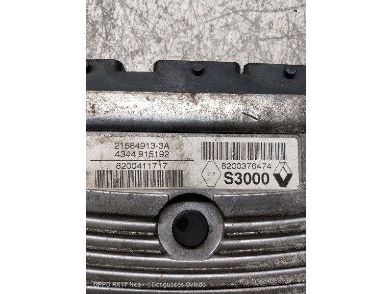 Recambio de centralita motor uce para renault modus confort dynamique referencia OEM IAM 215849133A 8200411717 8200376474 S3000