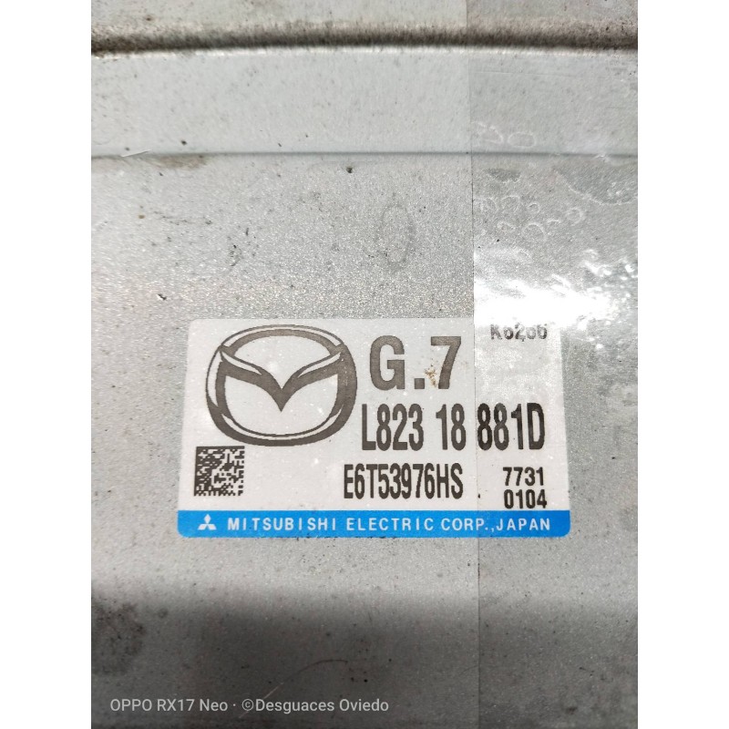 Recambio de centralita motor uce para mazda 5 berl. (cr) 1.8 active referencia OEM IAM E6T53976HS L82318881D G7