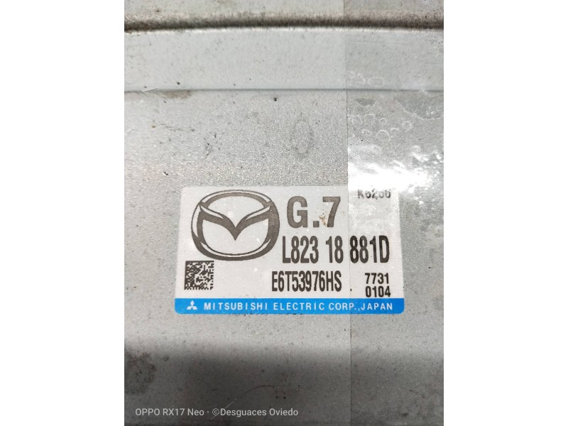 Recambio de centralita motor uce para mazda 5 berl. (cr) 1.8 active referencia OEM IAM E6T53976HS L82318881D G7