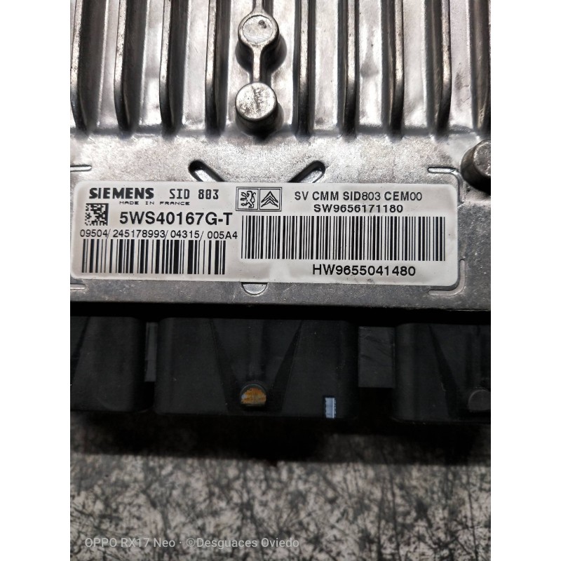 Recambio de centralita motor uce para peugeot 407 sw st sport referencia OEM IAM 5WS40167GT SW9656171180 HW9655041480