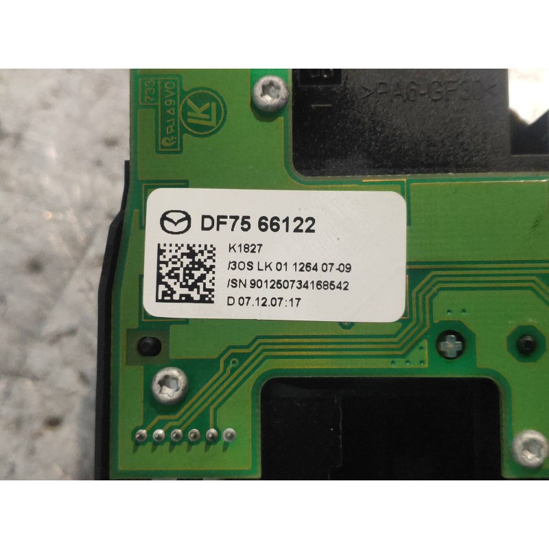 Recambio de mando luces para mazda 6 lim. (gh) 2.0 crtd 140cv active (5-ptas.) referencia OEM IAM DF7566122  