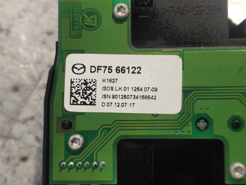 Recambio de mando luces para mazda 6 lim. (gh) 2.0 crtd 140cv active (5-ptas.) referencia OEM IAM DF7566122  