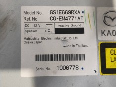 Recambio de sistema audio / radio cd para mazda 6 lim. (gh) 2.0 crtd 140cv active (5-ptas.) referencia OEM IAM GS1E669RXA CQEM47 2