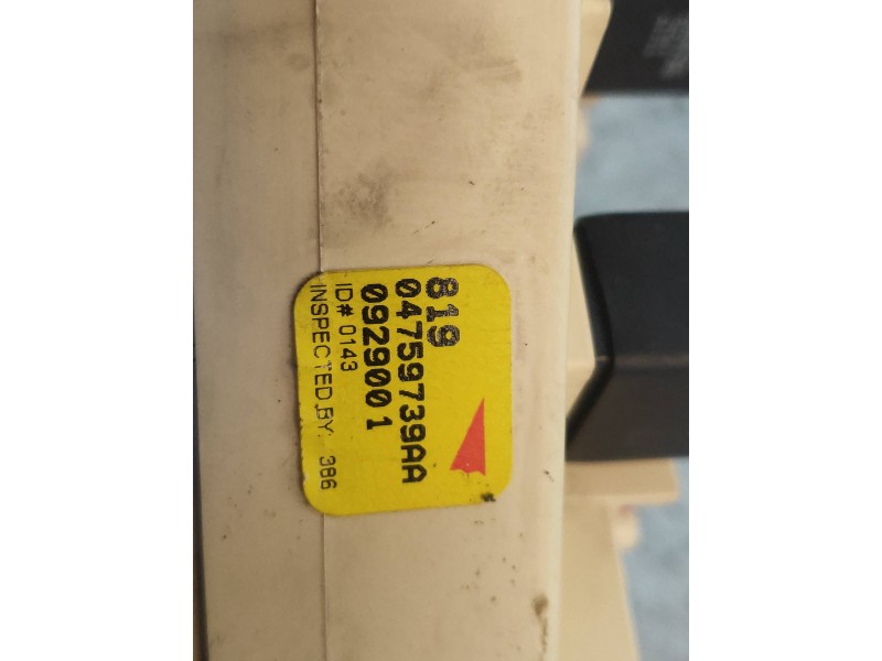 Recambio de caja reles / fusibles para chrysler 300 m (lr) 2.7 v6 referencia OEM IAM 04759739AA 0929001 