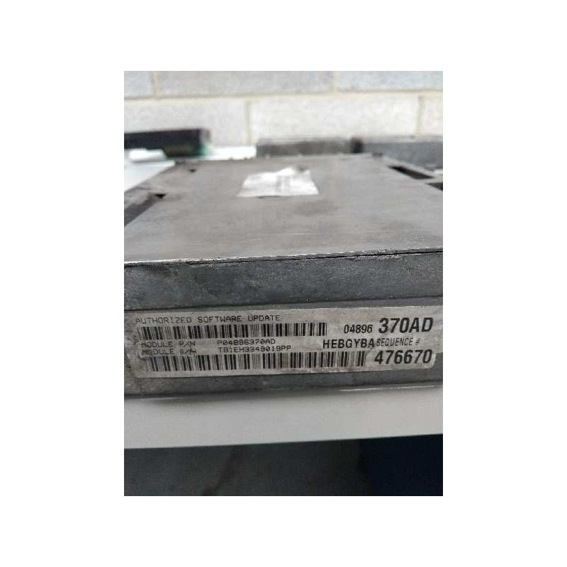 Recambio de centralita motor uce para chrysler 300 m (lr) 3.5 cat referencia OEM IAM P04896370AD HEBGYBA 476670