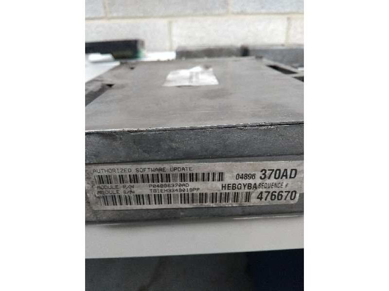 Recambio de centralita motor uce para chrysler 300 m (lr) 3.5 cat referencia OEM IAM P04896370AD HEBGYBA 476670