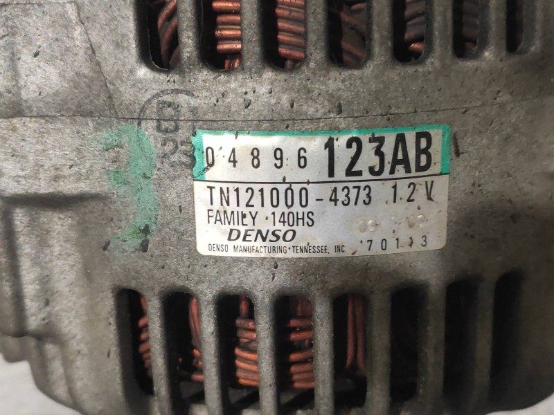 Recambio de alternador para chrysler 300 m (lr) 2.7 v6 referencia OEM IAM TN1210004373 04896123AB 