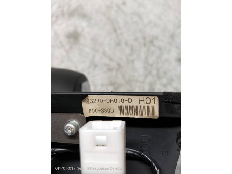 Recambio de cuadro cuentarevoluciones para toyota aygo (kgb/wnb) básico referencia OEM IAM 832700H010D 856330U 