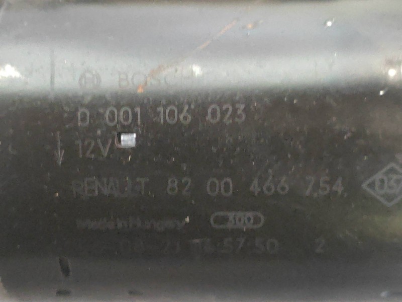 Recambio de motor arranque para renault clio iii rs referencia OEM IAM 000110623 8200466754 