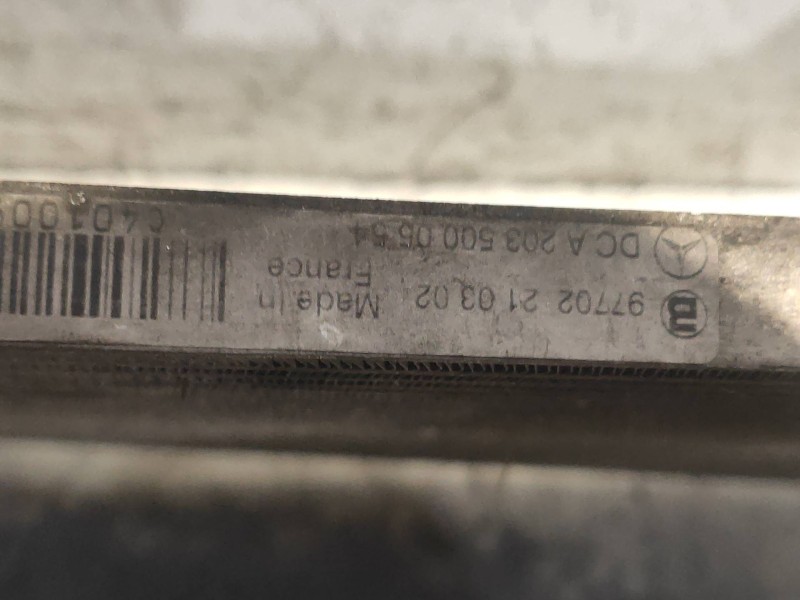 Recambio de condensador / radiador aire acondicionado para mercedes clase clk (w209) coupe 240 (209.361) referencia OEM IAM A203
