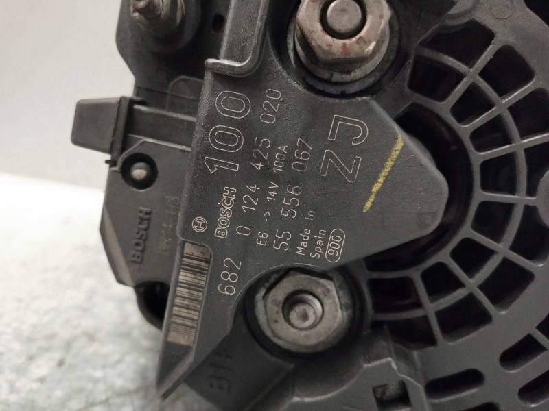 Recambio de alternador para opel astra h ber. 1.6 16v referencia OEM IAM 0124425020 BOSCH 16 I 16V 