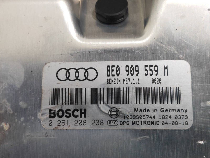 Recambio de centralita motor uce para audi a4 cabrio (8h) 3.0 quattro referencia OEM IAM 0261208238 8E0909559M 