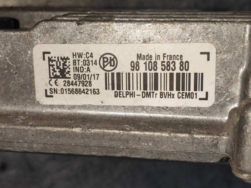 Recambio de modulo electronico para citroen berlingo cuadro 1.6 blue-hdi fap referencia OEM IAM 9810858380  