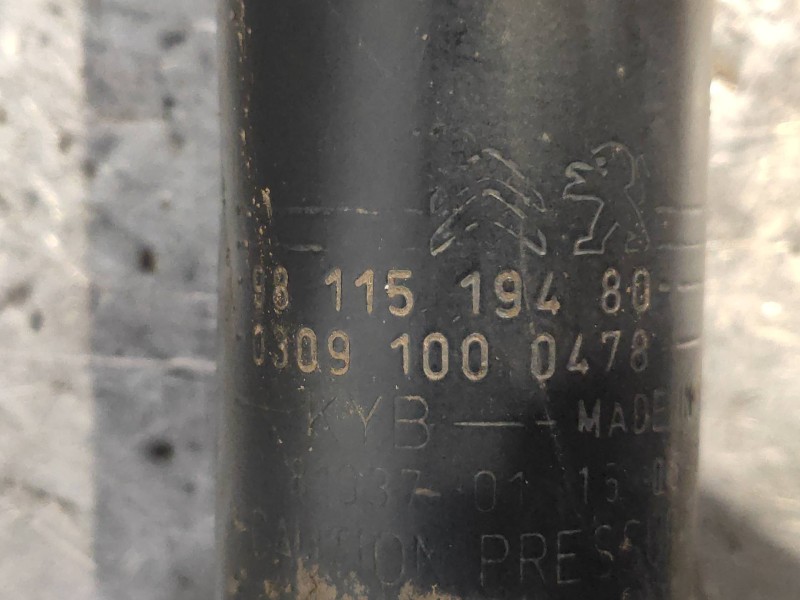 Recambio de amortiguador trasero derecho para citroen c4 lim. live edition referencia OEM IAM 9811519480  