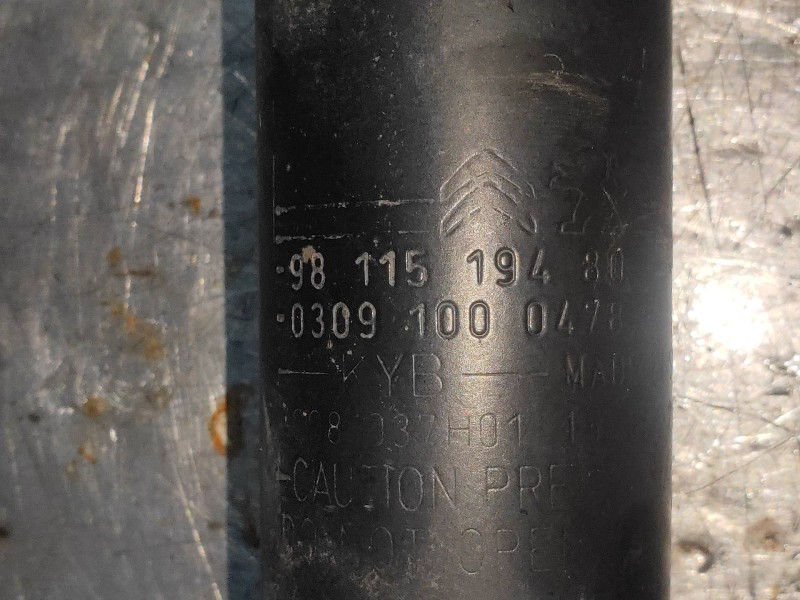 Recambio de amortiguador trasero izquierdo para citroen c4 lim. live edition referencia OEM IAM 9811519480  