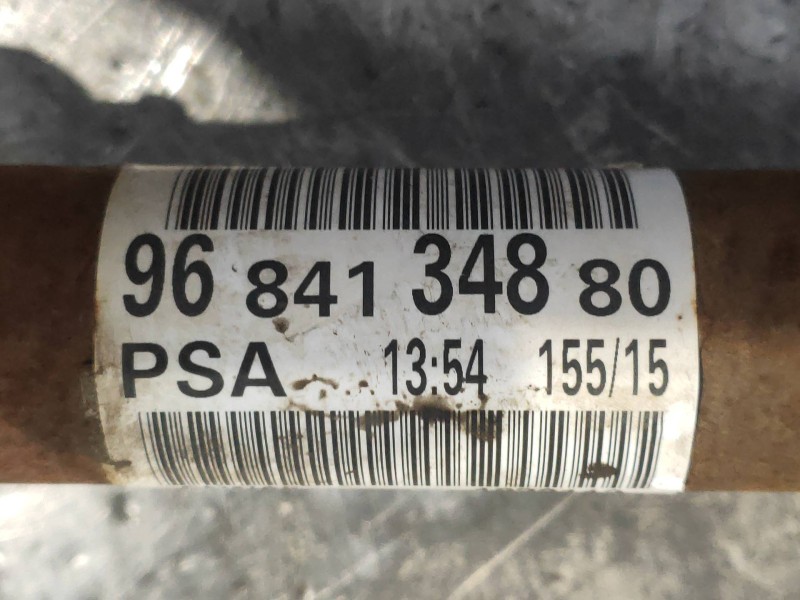 Recambio de transmision delantera derecha para citroen c4 lim. live edition referencia OEM IAM 9684134880  