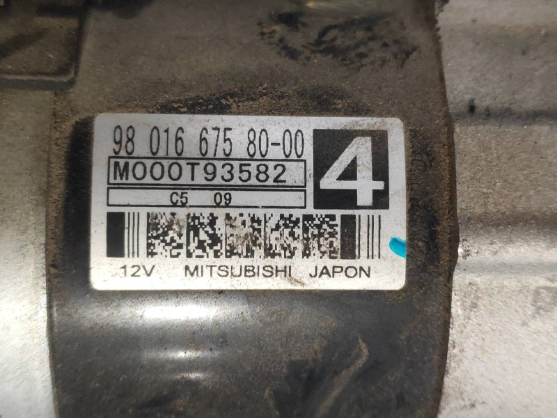 Recambio de motor arranque para citroen c4 lim. live edition referencia OEM IAM M000T93582 9801667580 