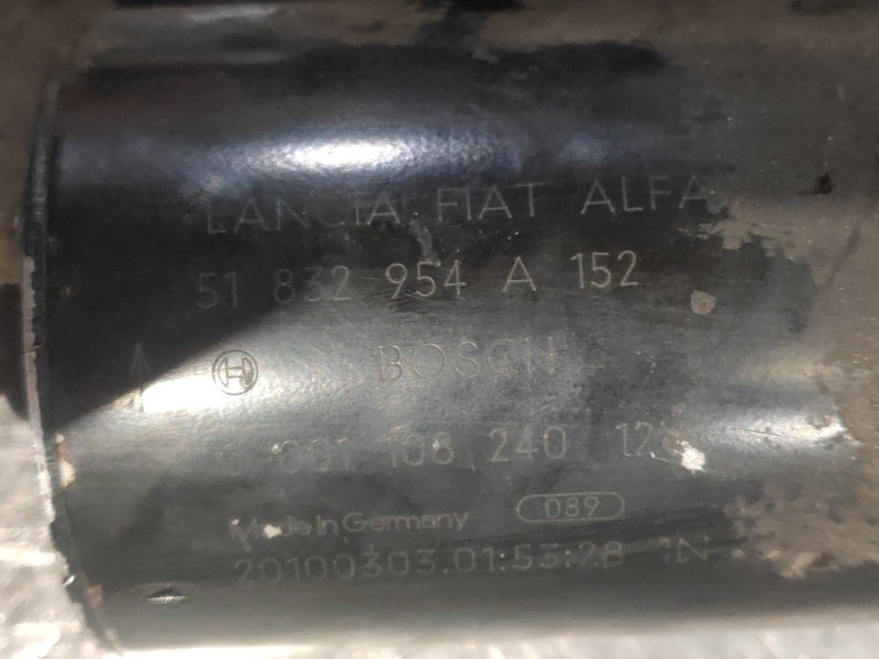 Recambio de motor arranque para fiat punto (evo) (199) emotion referencia OEM IAM 000110824012 51832954 51832954A152