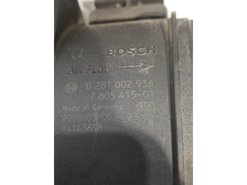 Recambio de caudalimetro para bmw x3 (e83) 2.0d referencia OEM IAM 0281002936 780541501 