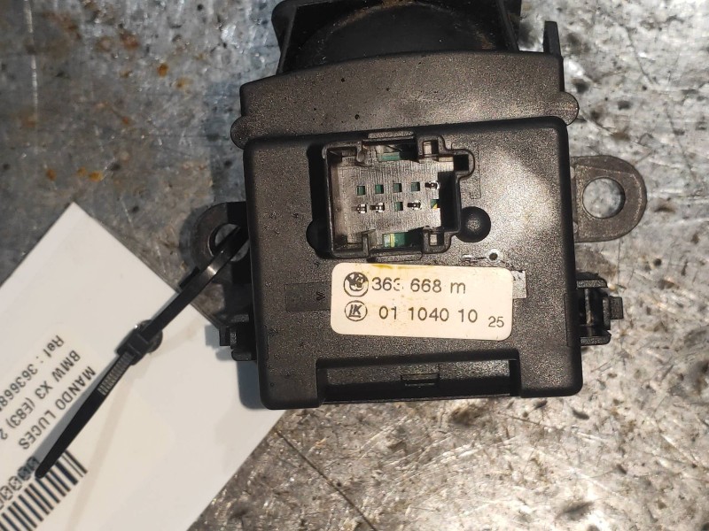 Recambio de mando luces para bmw x3 (e83) 2.0d referencia OEM IAM 363668M 01104010 