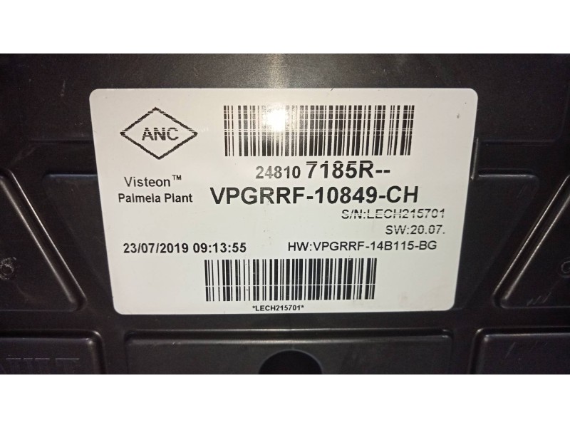 Recambio de cuadro instrumentos para renault clio iv limited referencia OEM IAM 248107185R VPGRRF10849CH 