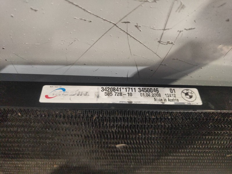 Recambio de condensador / radiador aire acondicionado para bmw x3 (e83) 2.0d referencia OEM IAM 58572810 3420841 1711345004S