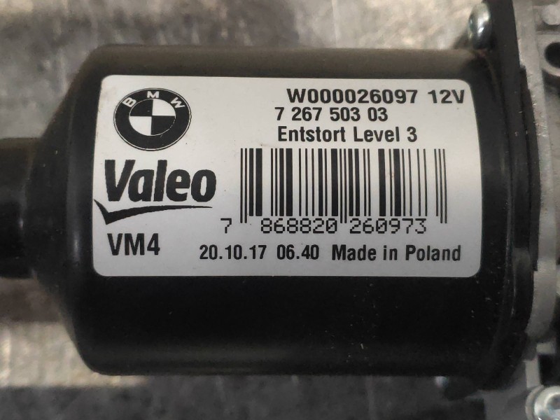 Recambio de motor limpia delantero para bmw serie 3 lim. (f30) 318d referencia OEM IAM W000026097 726750303 