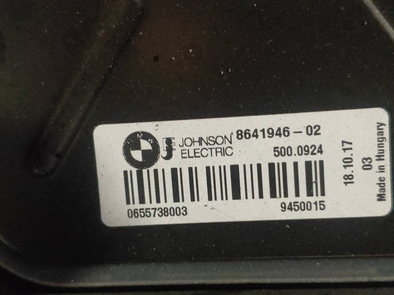 Recambio de electroventilador para bmw serie 3 lim. (f30) 318d referencia OEM IAM 864194602 5020645 