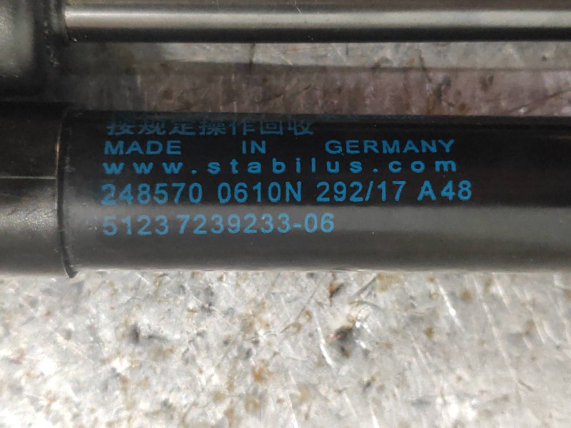 Recambio de amortiguadores capo para bmw serie 3 lim. (f30) 318d referencia OEM IAM 5123723923306  