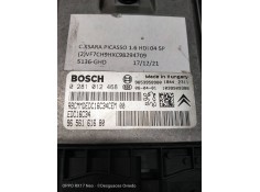 Recambio de centralita motor uce para citroen xsara picasso 1.6 hdi 90 exclusive referencia OEM IAM 0281012468 9656161680 965395 2