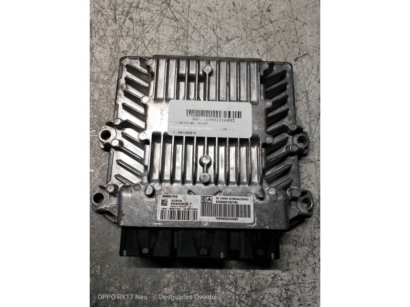 Recambio de centralita motor uce para peugeot 407 st sport pack referencia OEM IAM 5WS40261BT SW9660780780 HW9655534080