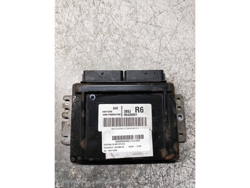 Recambio de centralita motor uce para chevrolet tacuma se referencia OEM IAM 5WY1E09E 96435897 D42 3BSJ R6