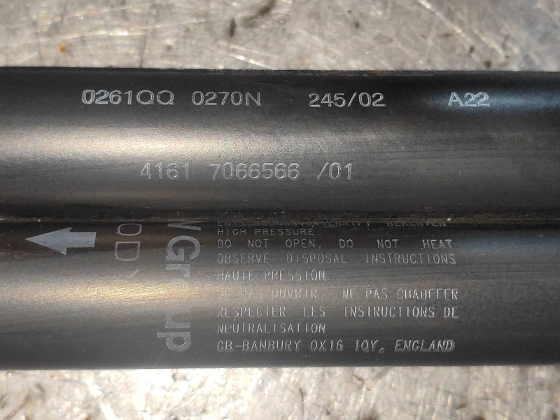 Recambio de amortiguadores capo para bmw mini (r50,r53) cooper referencia OEM IAM 4161706656601  