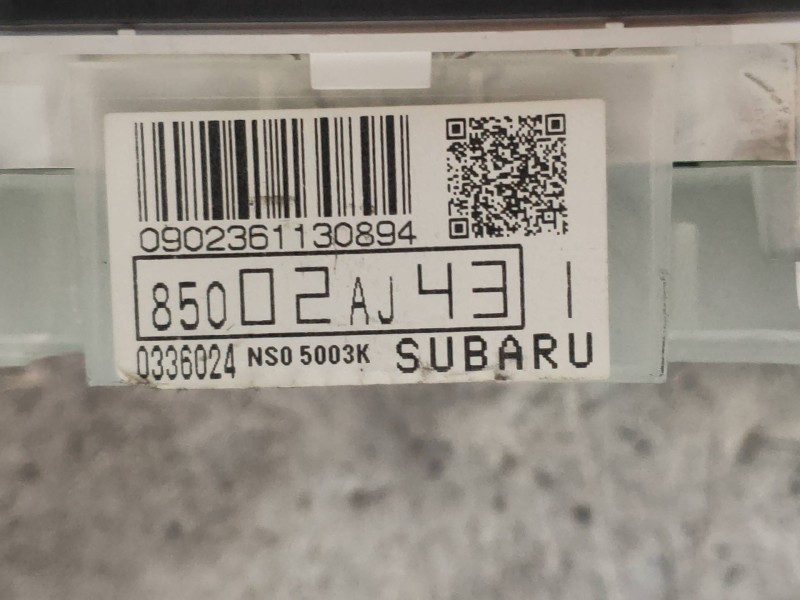 Recambio de cuadro instrumentos para subaru legacy lim. b14 limited referencia OEM IAM 85002AJ43  