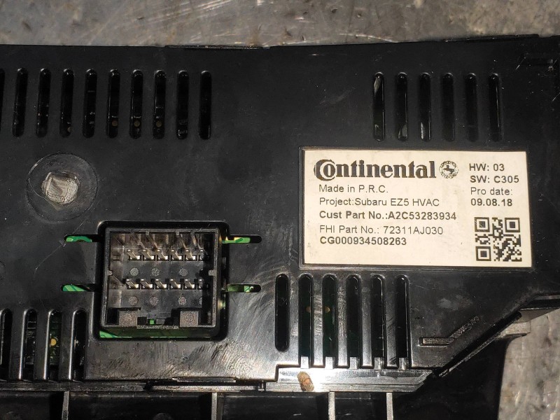 Recambio de mando calefaccion / aire acondicionado para subaru legacy lim. b14 limited referencia OEM IAM A2C53283934 72311AJ030