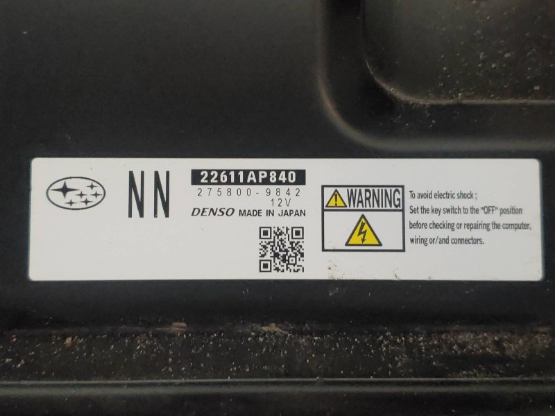 Recambio de centralita motor uce para subaru legacy lim. b14 limited referencia OEM IAM 2758009842 22611AP840 