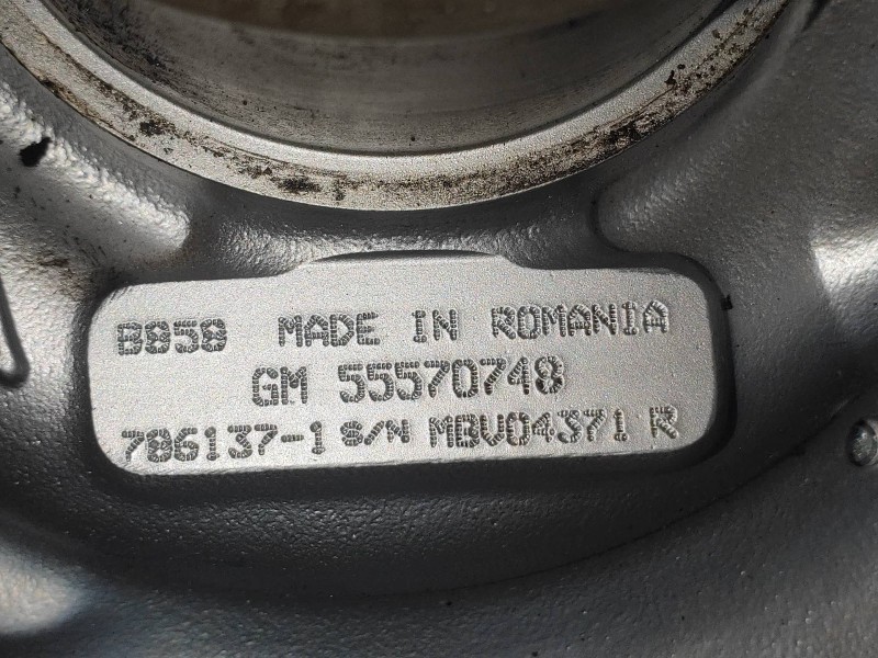 Recambio de turbocompresor para opel insignia berlina cosmo referencia OEM IAM 7861371 55570748 