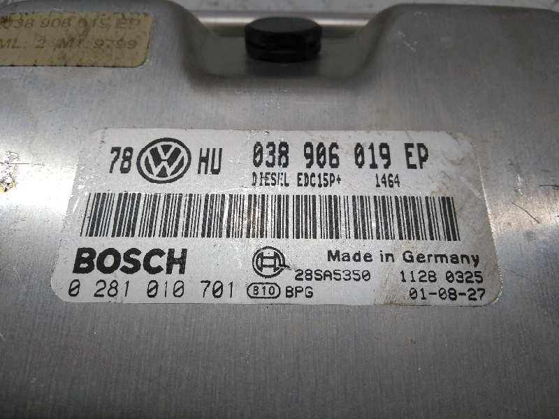 Recambio de centralita motor uce para volkswagen passat berlina (3b3) comfortline referencia OEM IAM 0281010701 038906019EP EDC1