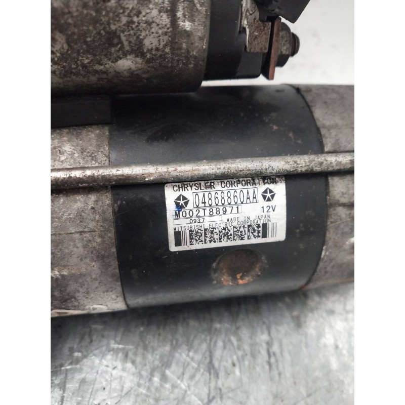 Recambio de motor arranque para chrysler voyager (rg) 2.8 crd se (d) referencia OEM IAM M002T88971 0868860AA MITSUBISHI 28CRD