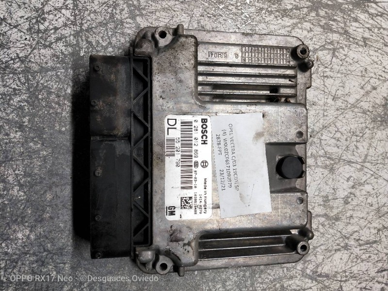 Recambio de centralita motor uce para opel vectra c berlina cosmo referencia OEM IAM 0281012869 55201790 DL