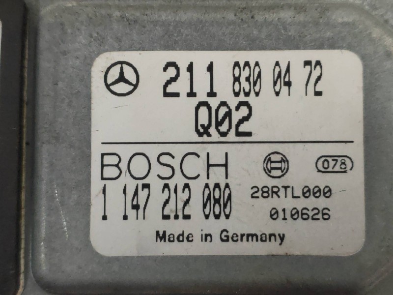 Recambio de modulo electronico para mercedes clase cl (w215) coupe 600 (215.378) referencia OEM IAM 1147212080 2118300472 