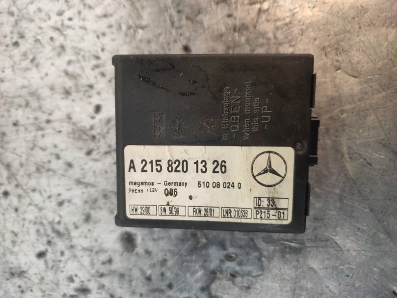 Recambio de modulo electronico para mercedes clase cl (w215) coupe 600 (215.378) referencia OEM IAM A2158201326  