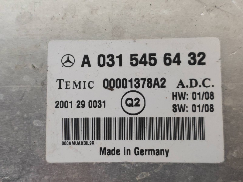Recambio de modulo electronico para mercedes clase cl (w215) coupe 600 (215.378) referencia OEM IAM A0315456432  