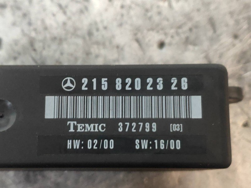 Recambio de modulo electronico para mercedes clase cl (w215) coupe 600 (215.378) referencia OEM IAM 2158202326  