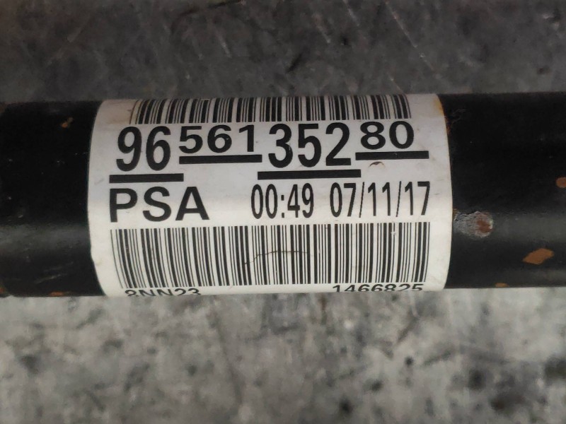 Recambio de transmision delantera izquierda para peugeot 208 style referencia OEM IAM 9656135280  