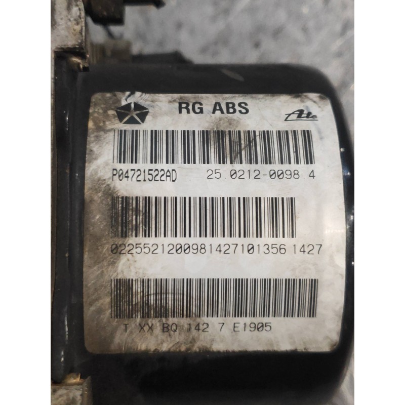 Recambio de abs para chrysler voyager (rg) 2.8 crd se (d) referencia OEM IAM 25092743153 25060001723 2502120098 P04721522AD