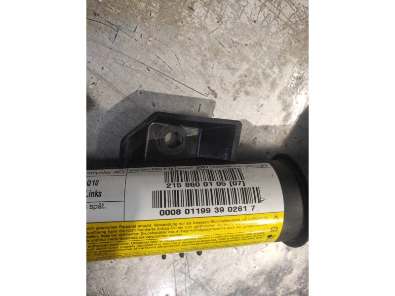 Recambio de airbag lateral delantero izquierdo para mercedes clase cl (w215) coupe 600 (215.378) referencia OEM IAM 2158600105  