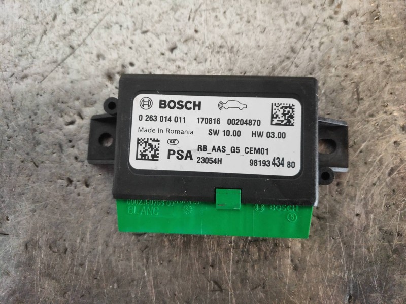 Recambio de modulo electronico para citroen c-elysée shine referencia OEM IAM 0263014011 9819343480 